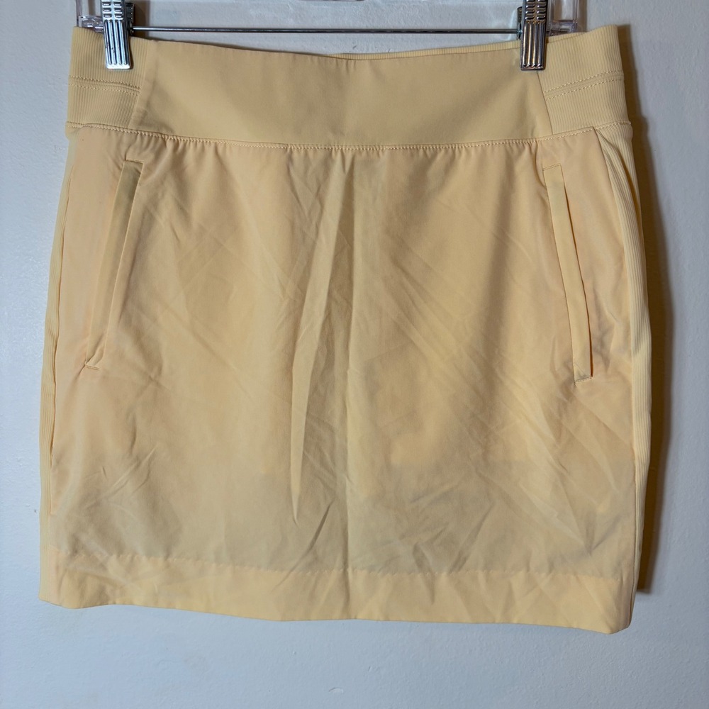 Athleta Brooklyn Skort Size 8 Light Yellow Athletic Golf Tennis‎ Activewear